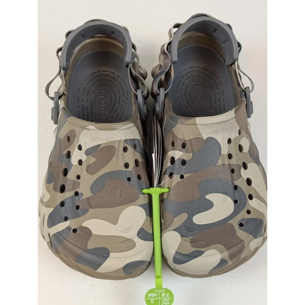 Crocs Echo Camo Redux Clog Men's 5 Women's 7 Unisex Slip On Shoes Sandals NWT